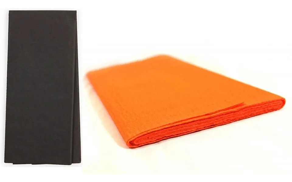 1 Or 2 Sheets Of Halloween Decoration Crepe Paper - 2 Colours