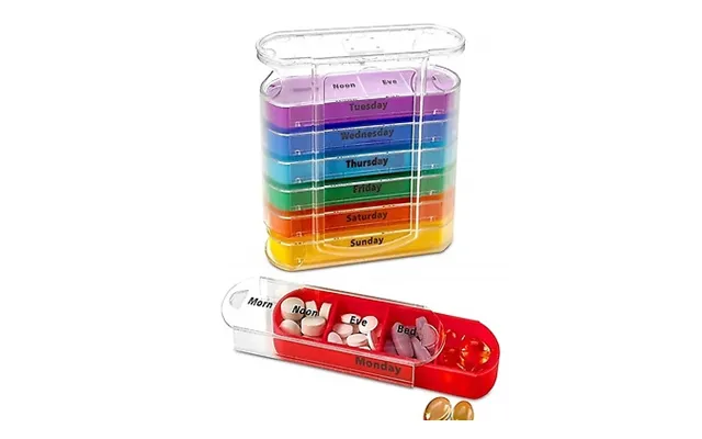 1 Or 2 Weekly 28-grid Medicine Pill Organiser Cases product image