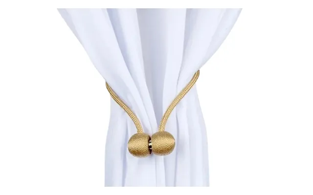 1 Or 2-pack Of Magnetic Ball Curtain Tiebacks - 8 Colours