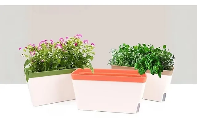 1 Or 3 Self Watering Plant Pots - 3 Colours