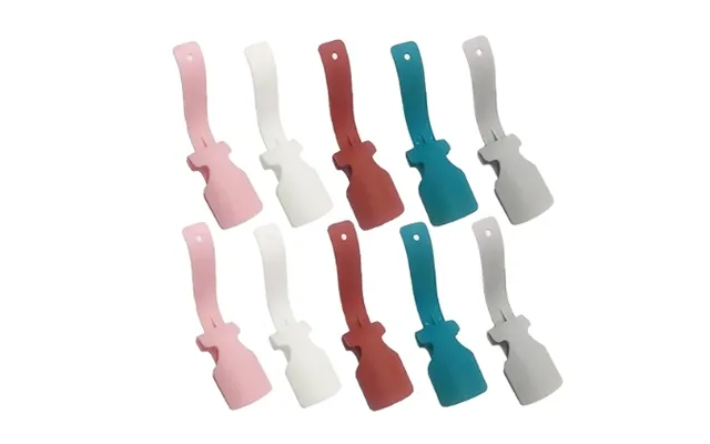 10-pack Of Assistive Shoe Horns - 5 Colours