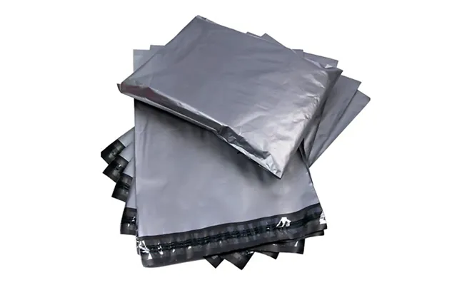 100-pack Of Grey Adhesive Mailing Bags - 4 Sizes