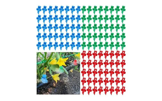 100-piece Garden 360 Micro-sprinkler Spikes - 3 Colours product image