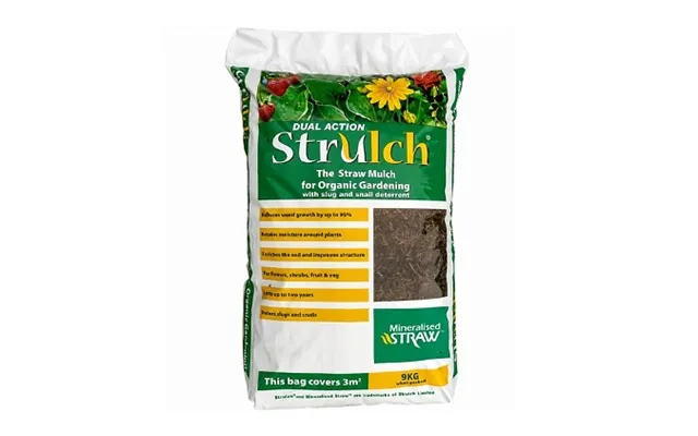 100l Of Strulch Mineralised Straw Garden Mulch - Buy 1 Or 2 Bags