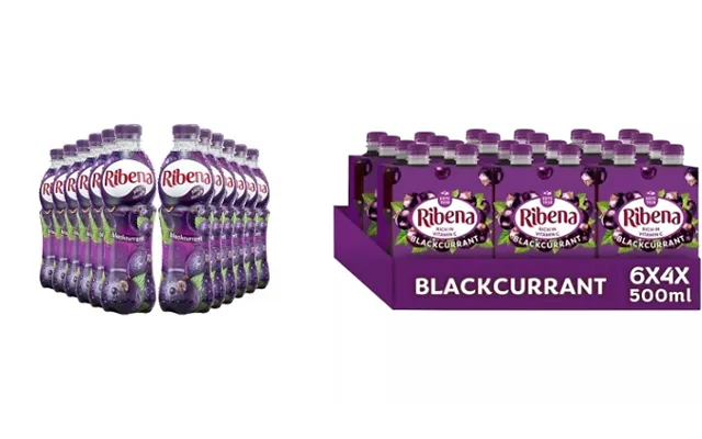 12 Or 24-pack Ribena Blackcurrant Juice Drinks