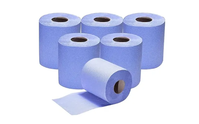 12-pack Of 2-ply Centrefeed Blue Rolls