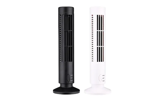 2 Speed Usb Bladeless Air Cooling Tower Fan - 2 Colours