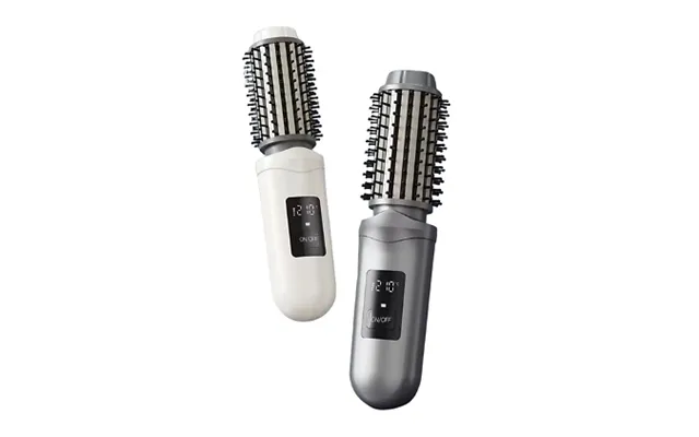 2-in-1 Cordless Anti-frizz Curler & Straightener Comb - 2 Colours