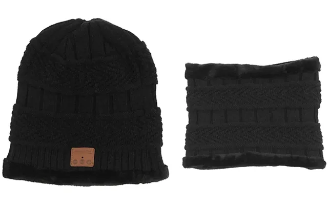 2-piece Wireless Bluetooth Musical Knitted Hat & Neck Scarf product image