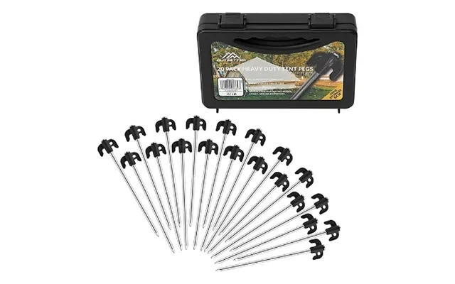 20 Pack Stainless Steel Tent Pegs