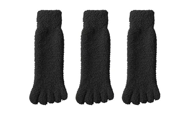 3 Pairs Of Winter Warm Fleece Toe Socks - 4 Colours product image