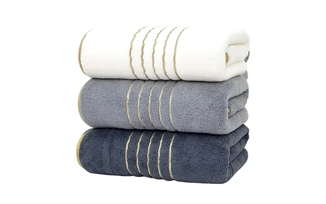3-pack Of Ultra-soft Fleece Bath Towels - 5 Options product image