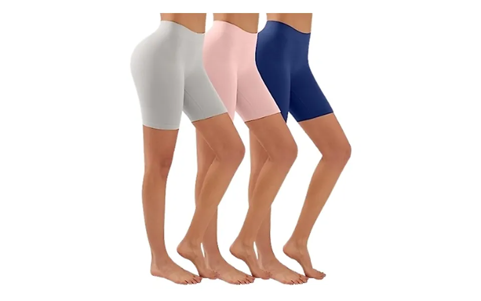 3-pack Women's Anti Chafing Seamless Shorts - 6 Sizes