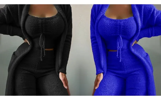 3-piece Fleece Lounge Set - 8 Colours, 4 Sizes product image
