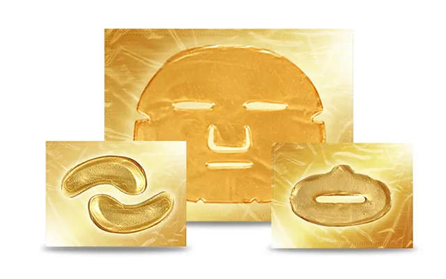 30-piece Crystal Collagen Gold Face - Lip & Eye Mask Bundle