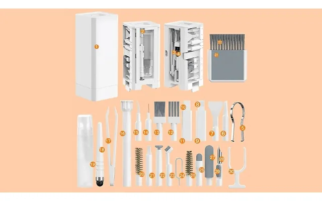 32-in-1 Multi-function Device Cleaning Kit - 2 Colours