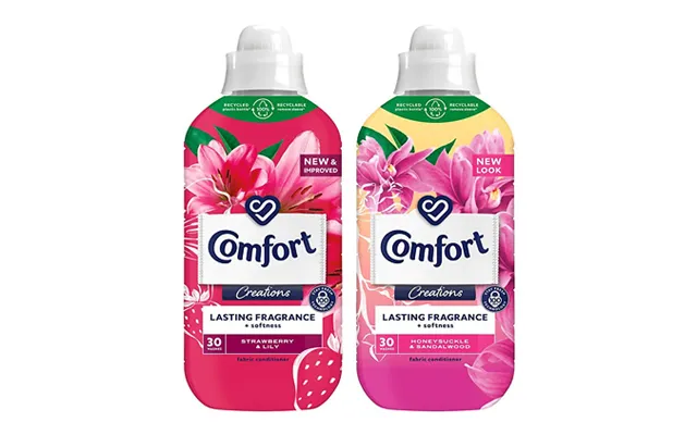 4 To 12-pack Of Comfort Creations Fabric Conditioner 900ml - 2 Scents
