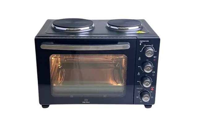 4-in-1 Rotisserie Fan Oven With Twin Hob & Grill - 35l Or 48l