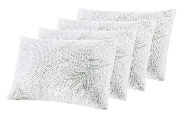 4-pack Of Bamboo Memory Foam Pillows