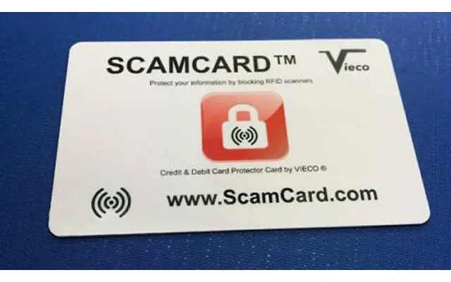 4-pack Scamcard Contactless Rfid Blocking Card