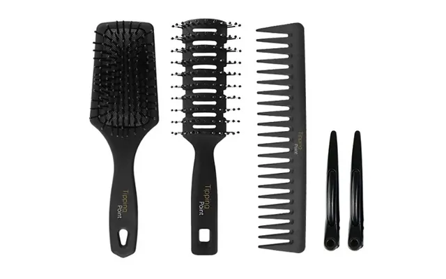 4-piece Heat Resistant Carbon Hair Brush Set product image