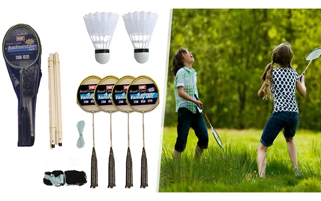 4-player 8-piece Badminton Set product image