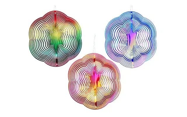 5-pack Of Bird-repellent Wind Spinners- 4 Colours