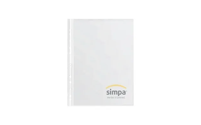 500-piece Simpa A4 Clear Transparent Polypockets