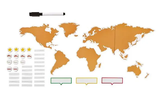 58-piece Magnetic Travel Planning Set