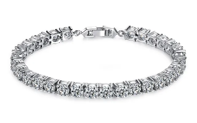 7ct Lab-created Sapphire Tennis Bracelet - Free Gift Premium Crystal Necklace