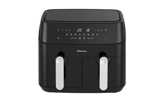9l Dual Basket Air Fryer With 8 Settings