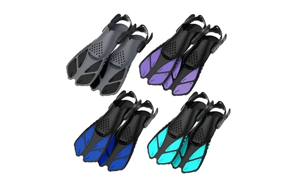 Adjustable Swimming Fin Flippers - 4 Colours & 2 Sizes