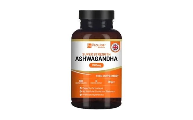 Anxiety & Stress Relief Ashwagandha Tablets - Super Strength 1500mg product image