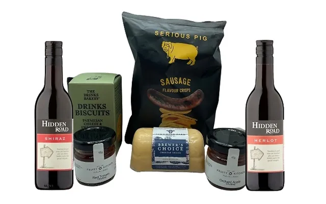 Cheese & Red Wine Savoury Snack Bundle - 9 Items