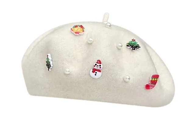 Children's Christmas Woollen Beret - 4 Colours