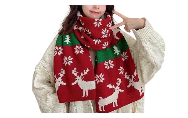 Christmas Thick-knitted Scarf - 5 Designs, 2 Colours product image