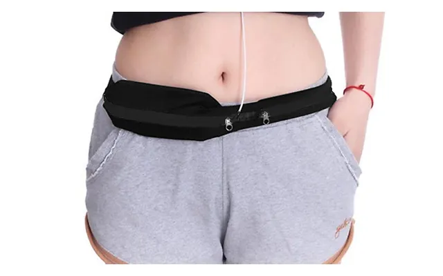 Double Pocket Clip-on Running Belt