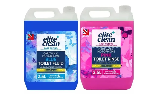 Elite Clean Caravan Toilet Fluid & Rinse Solution Set product image