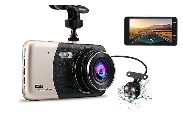 Falcon-cam Hd Front & Rear Dashcam With Collision G-sensor - Optional 32gb Sd Card
