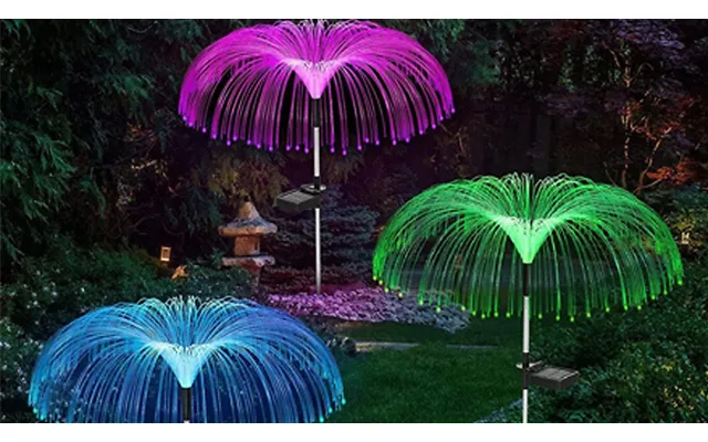 Fibre Optic Jellyfish Garden Solar Light