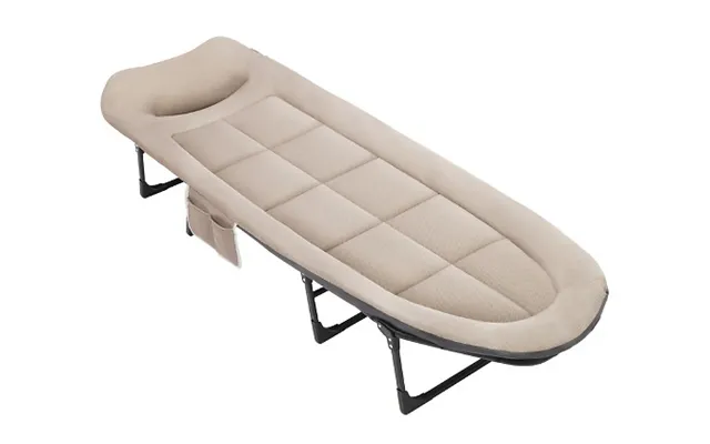 Foldable Camping Bed With Adjustable Head Rest