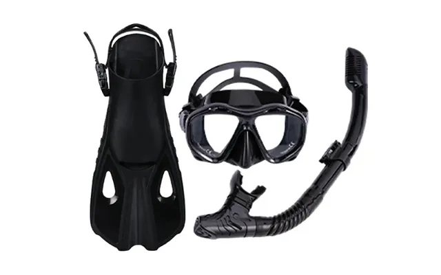 Fully Dry Snorkelling Kit With Mask, Snorkel & Fins - 7 Colours, 2 Sizes