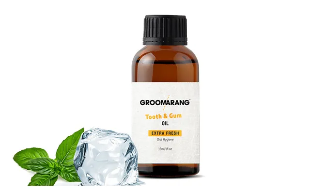 Groomarang Tooth & Gum Treatment Oil With Tongue Scraper - 15ml Or 30ml
