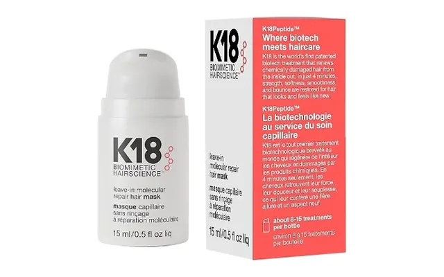 K18 Leave In Hair Mask 15ml - 1 Or 2-pack