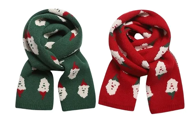 Knitted Christmas Santa Scarf - 2 Colours product image