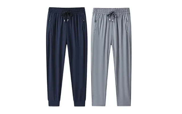 Men's Casual Cool Summer Trousers - 2 Designs, 4 Colours & 9 Sizes