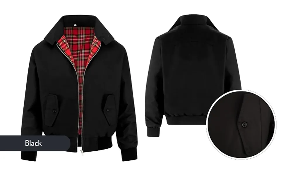 Men's Classic Harrington Jacket - 5 Colours, 7 Sizes