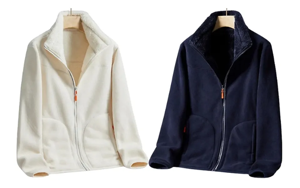 Men's Double-sided Fleece Jacket - 4 Colours & 6 Sizes