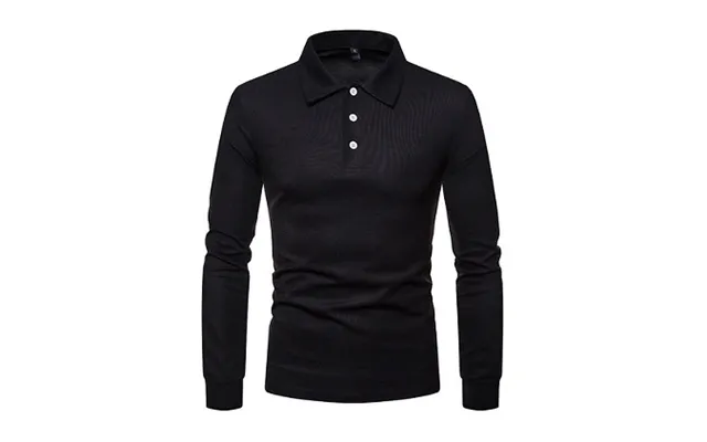 Men’s Long Sleeve Polo Shirts - 8 Colours & 5 Sizes