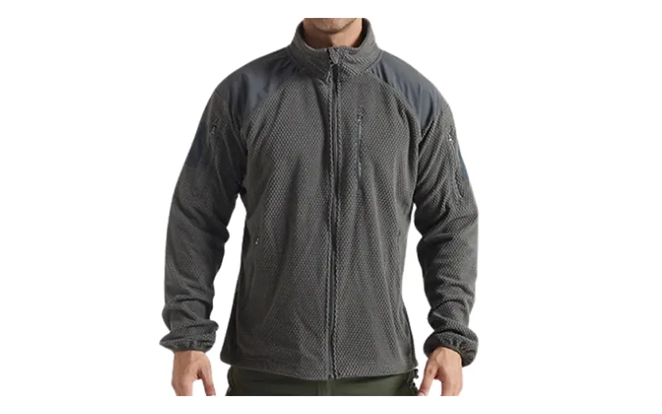 Men's Tactical Stand Collar Fleece Jacket - 2 Styles, 4 Colours, 6 Sizes